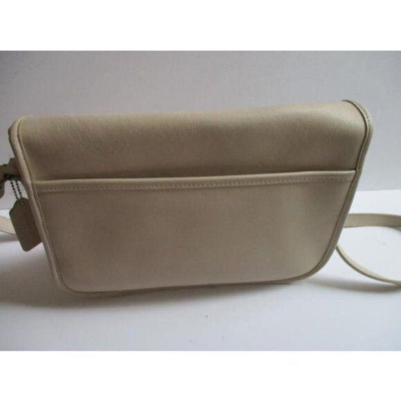 *Coach Vintage Shoulder Cream Leather Cross Body Bag - Picture 2 of 12